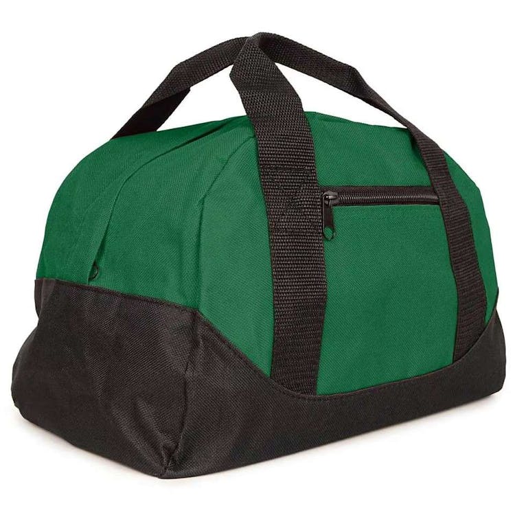 Two-Tone Duffle Bags Dark Green/Black 2