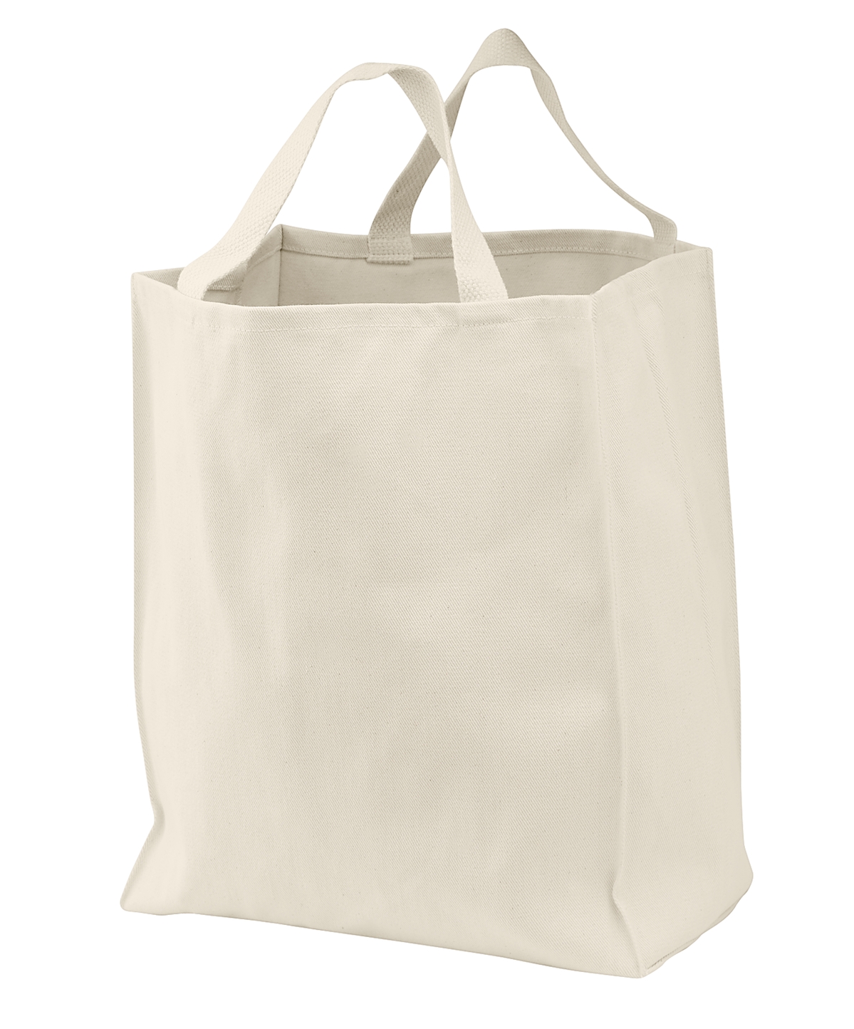 Port Authority Ideal Twill Grocery Tote. B100, custom tote bag with logo imprint 11
