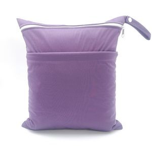 Wet Dry Bags with Two Zippered Pockets for Baby Diapers 23