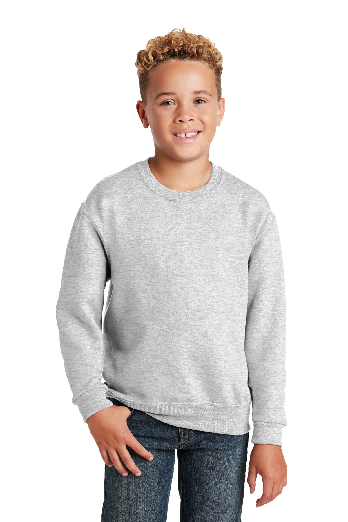 Jerzees - Youth NuBlend Crewneck Sweatshirt. 562B 74