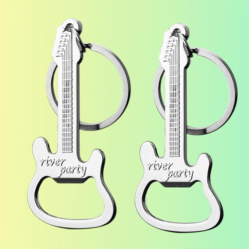 Guitar Bottle Opener Keychain 3