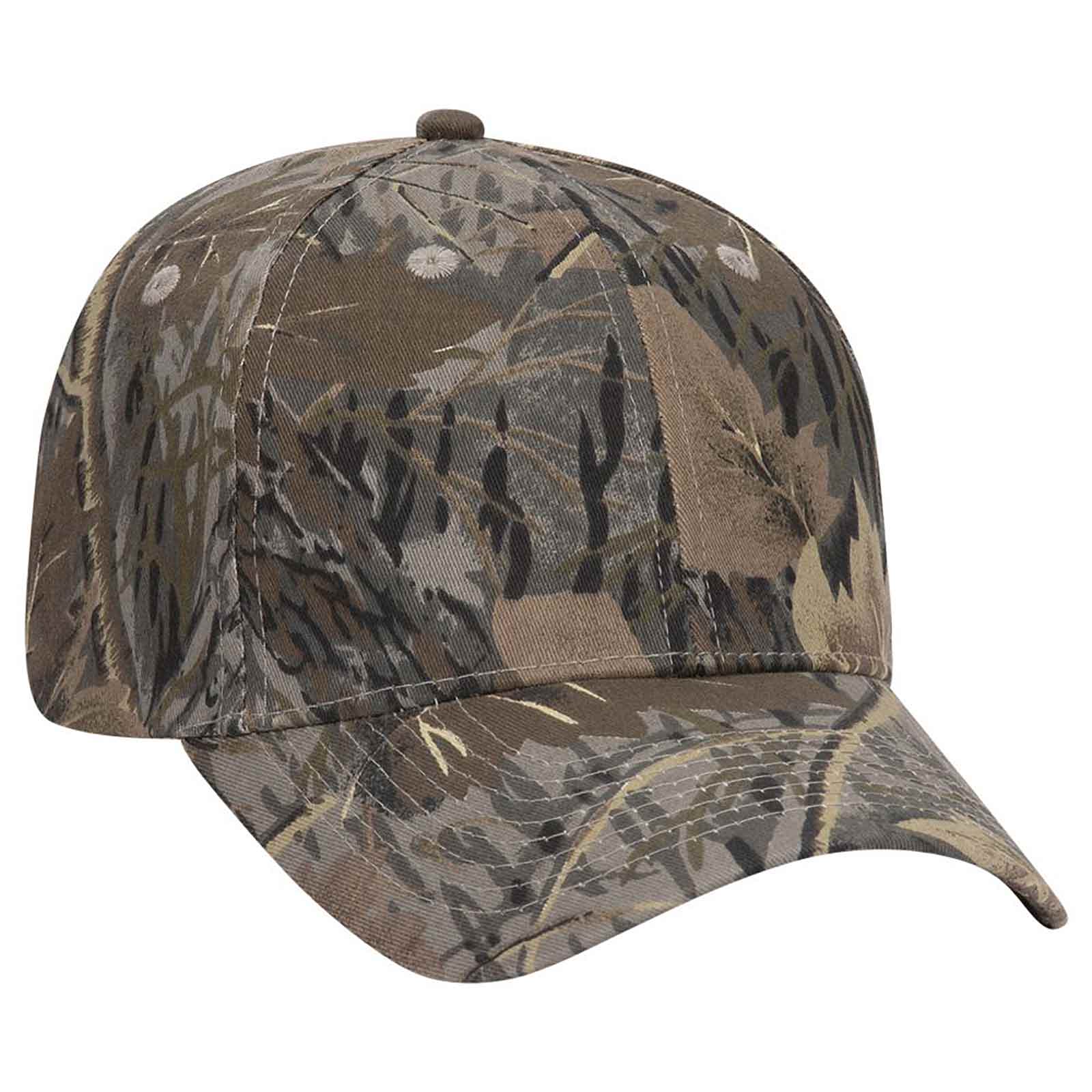 OTTO CAP "OTTO FLEX" Camouflage 6 Panel Low Profile Baseball Cap