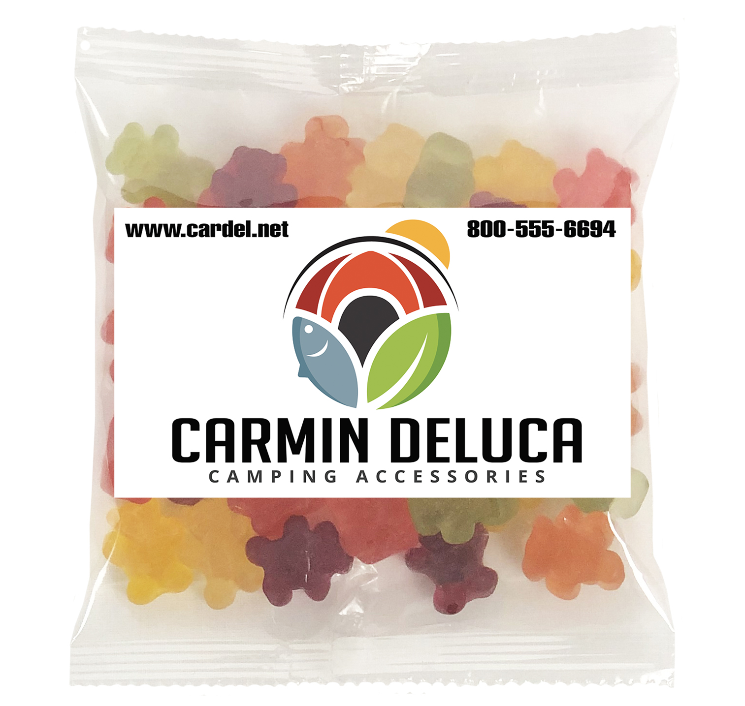 Large Snack Bag with Rectangle Magnet Standard Fill 46