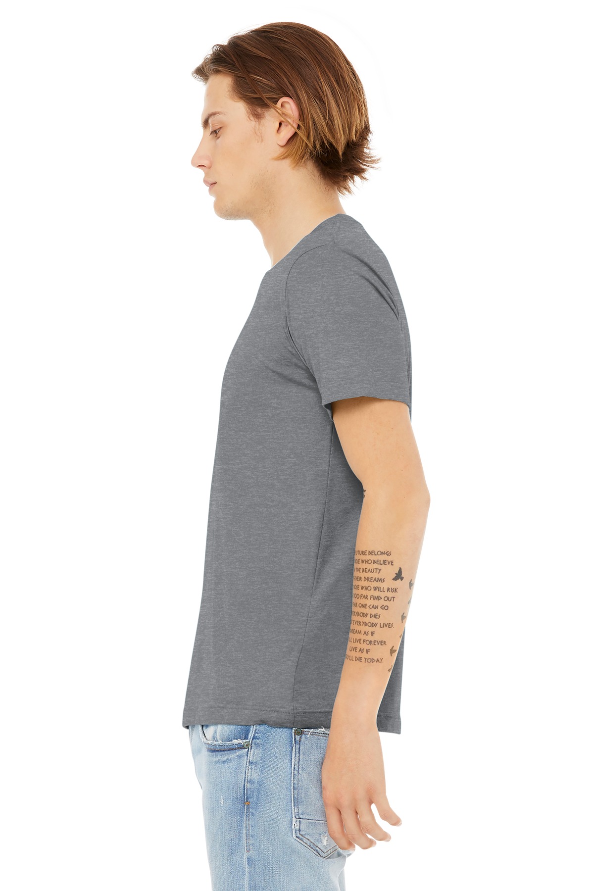 BELLA+CANVAS Unisex Heather CVC Short Sleeve Tee. BC3001CVC 387