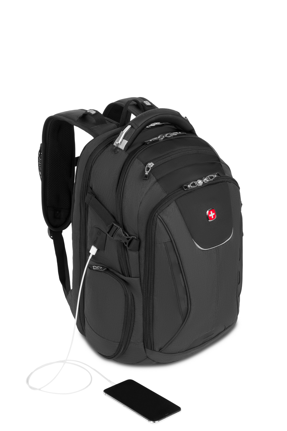 SWISSGEAR 5358 Travel Tech Elite USB ScanSmart Laptop Backpack 2