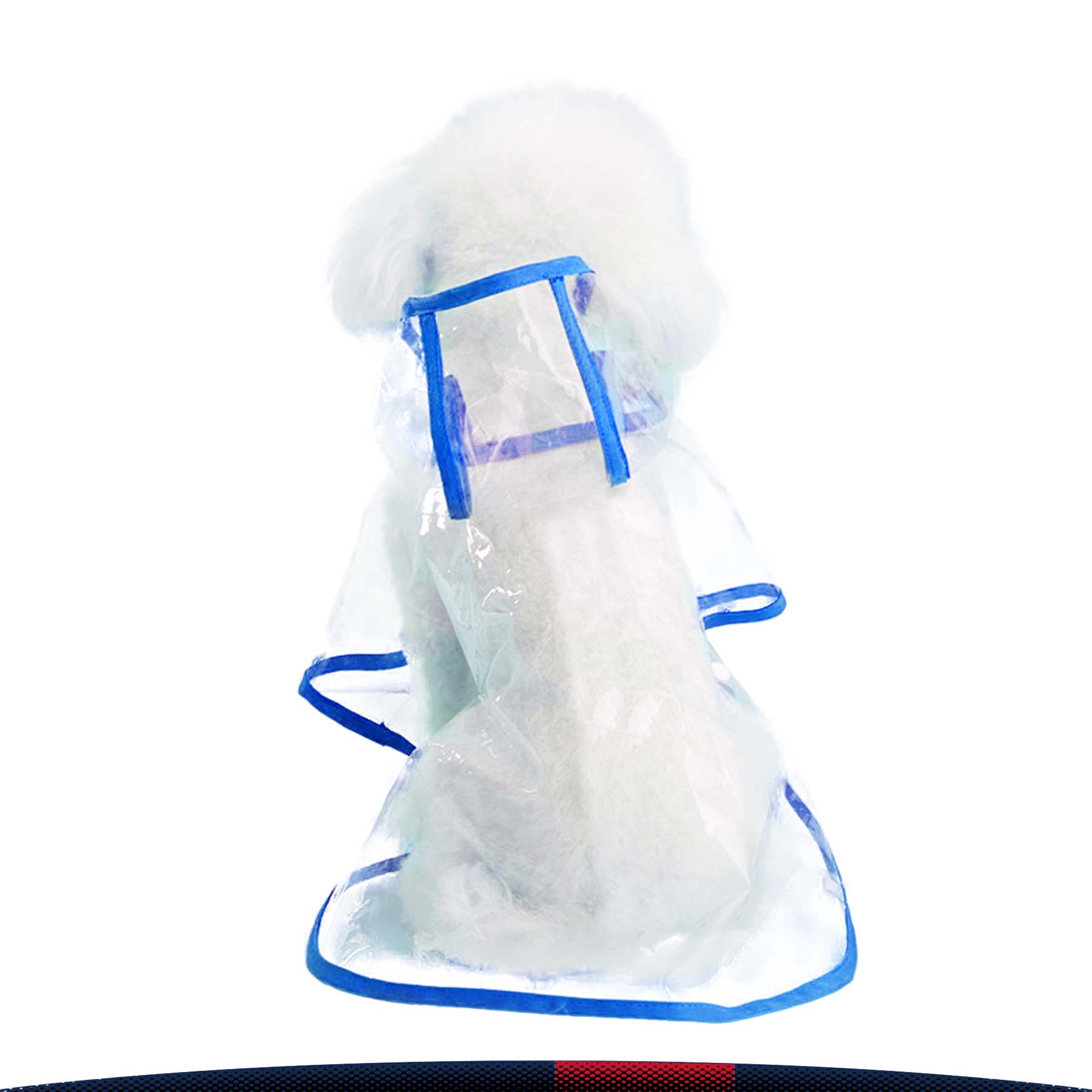 Clear Waterproof Pet Raincoat 2