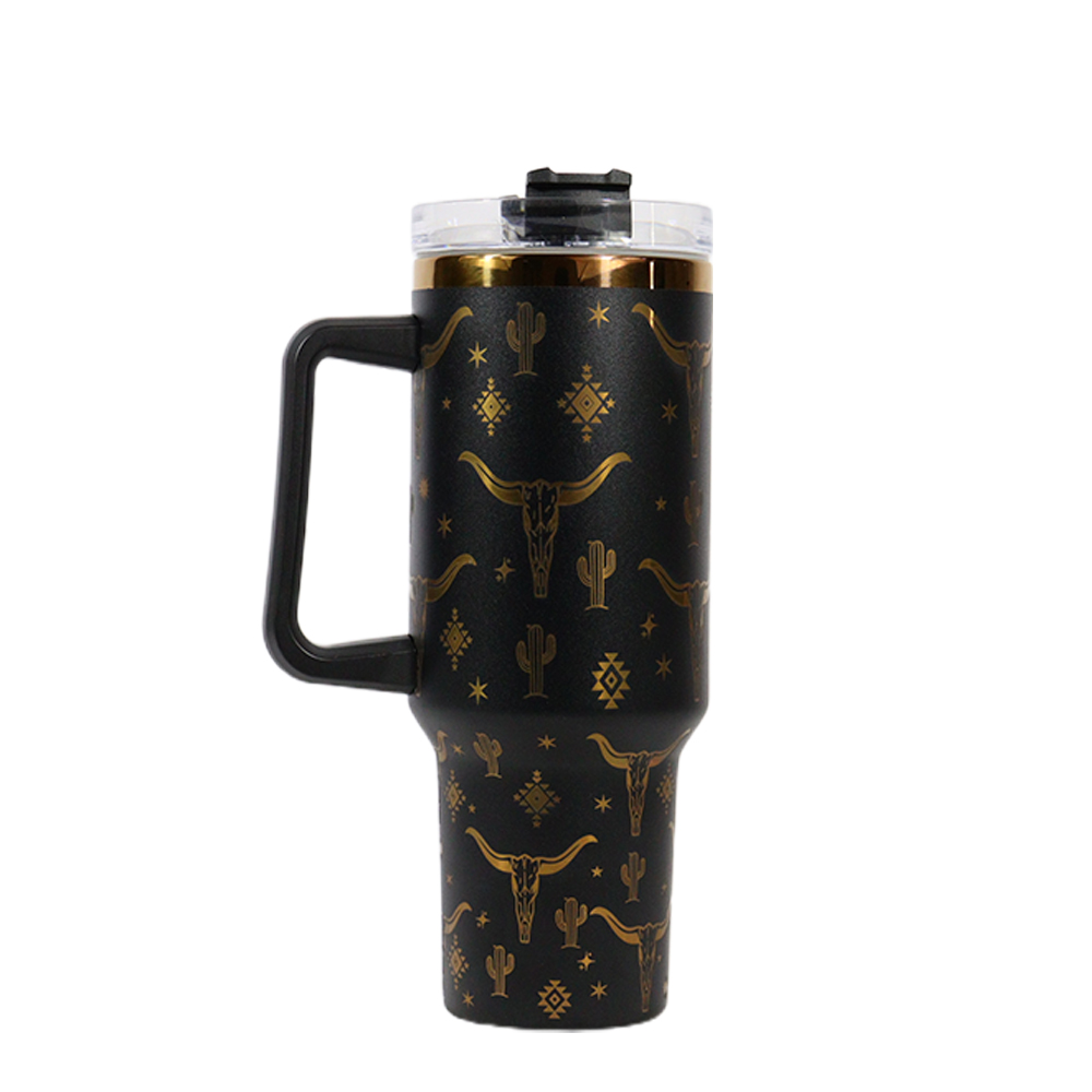 40 oz Vacuum Insulated Mug with Golden Under 5