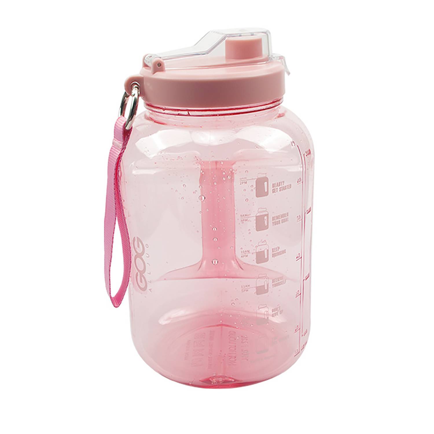74 Oz Plastic Sports Water Bottle w/ Carrying Rope 10
