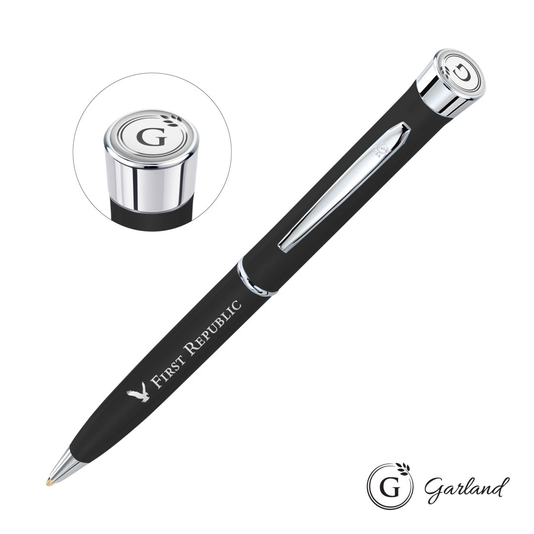 Garland® Color Matte Twist Ballpoint Pen - Chrome
