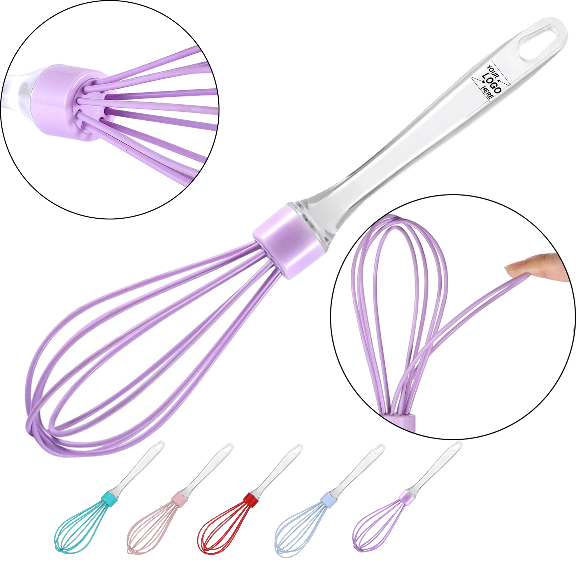 10" Silicone Cooking Whisk 1