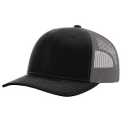 Richardson 112RE Recycled Trucker Hat w/Leatherette Adhesive Patches or Embroidery 6