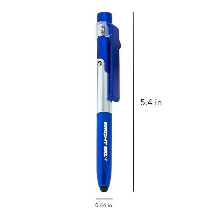 4-in-1 LED Pen with Foldable Phone Stand 2