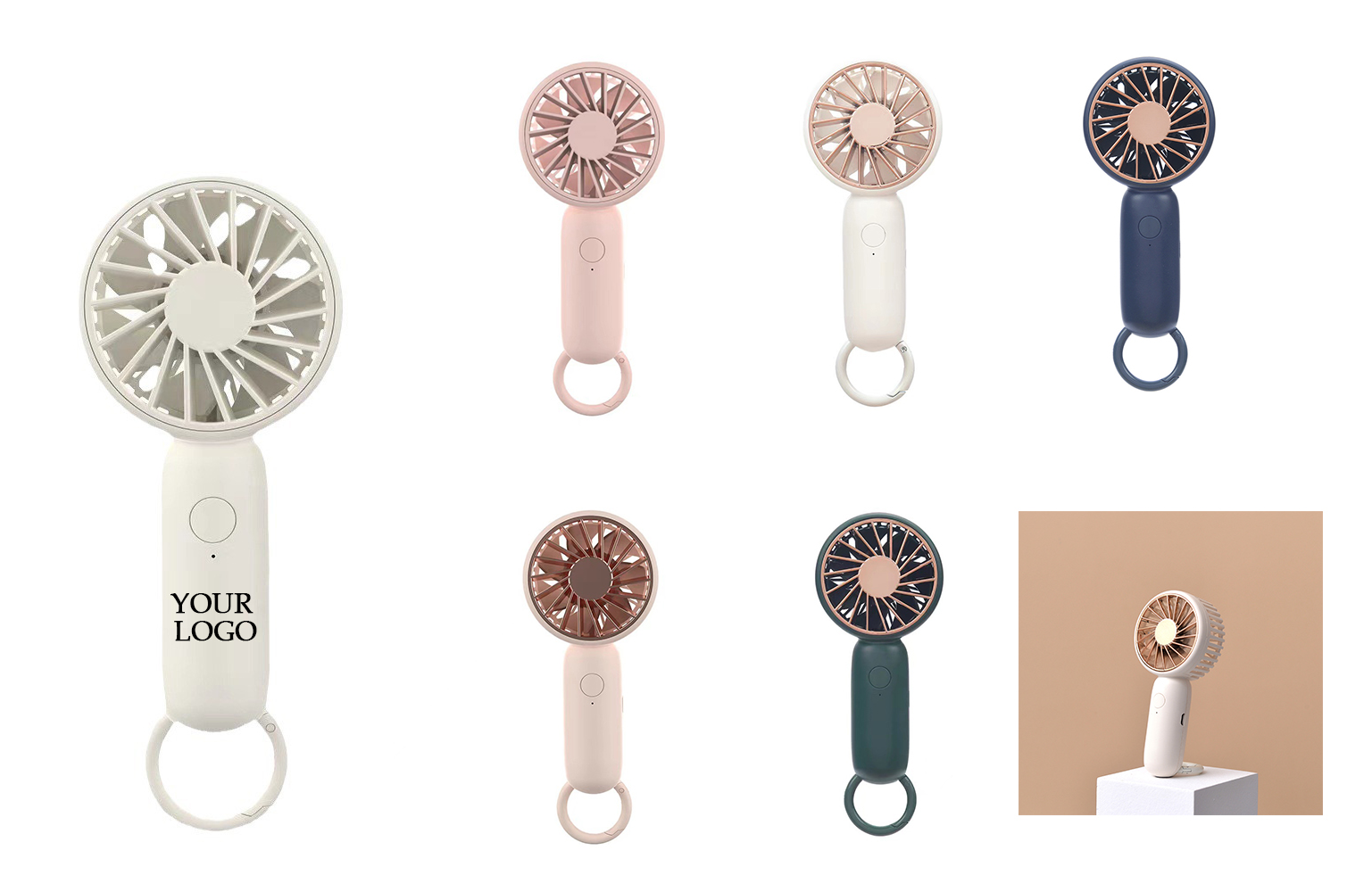 Usb Rechargeable Portable Hand Held Mini Fan 2