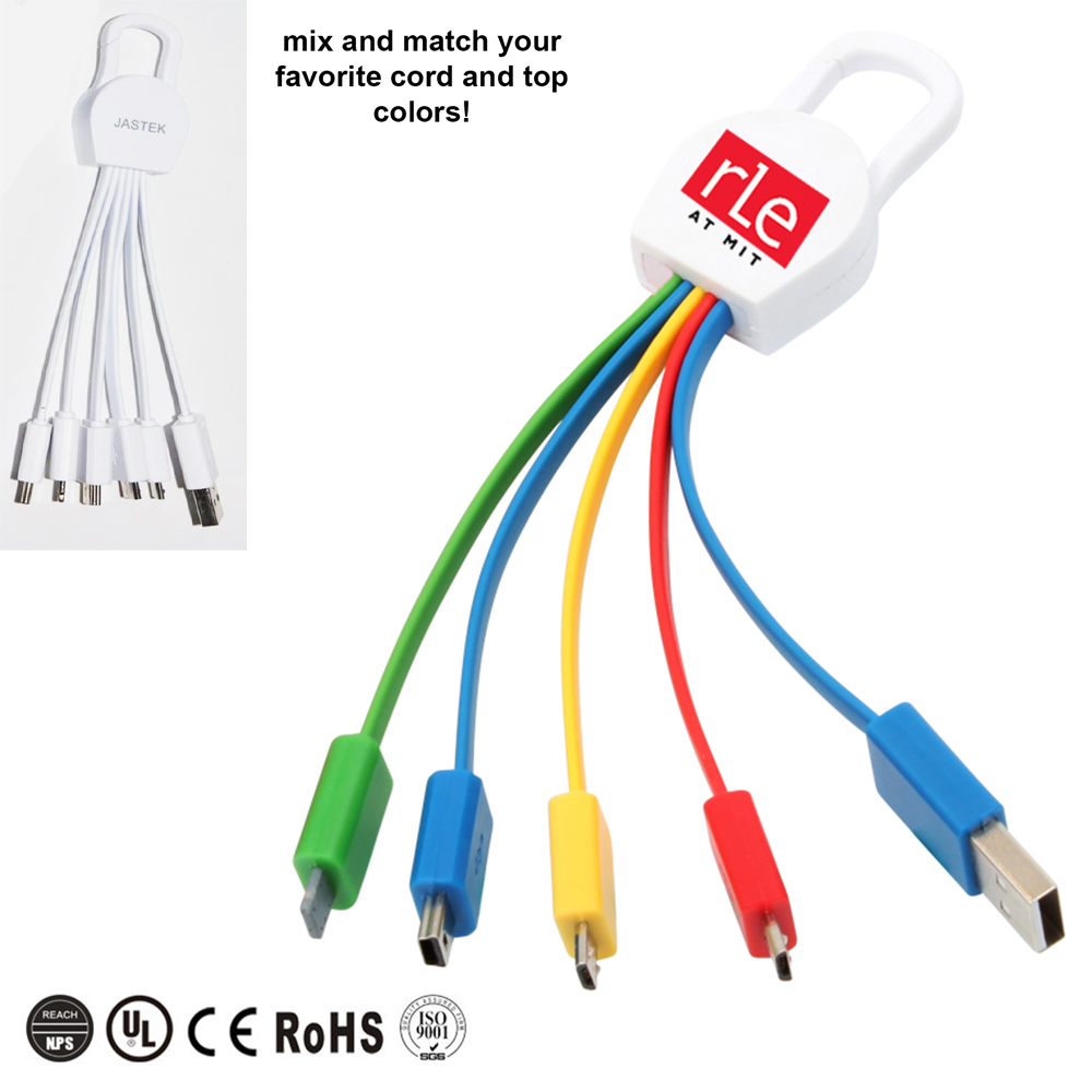 ColorLoop 5-in-1 Keychain Charger 2