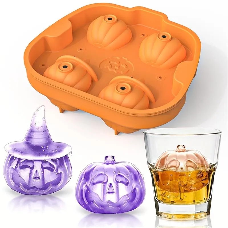 Silicone Pumpkin Ice Mold 3