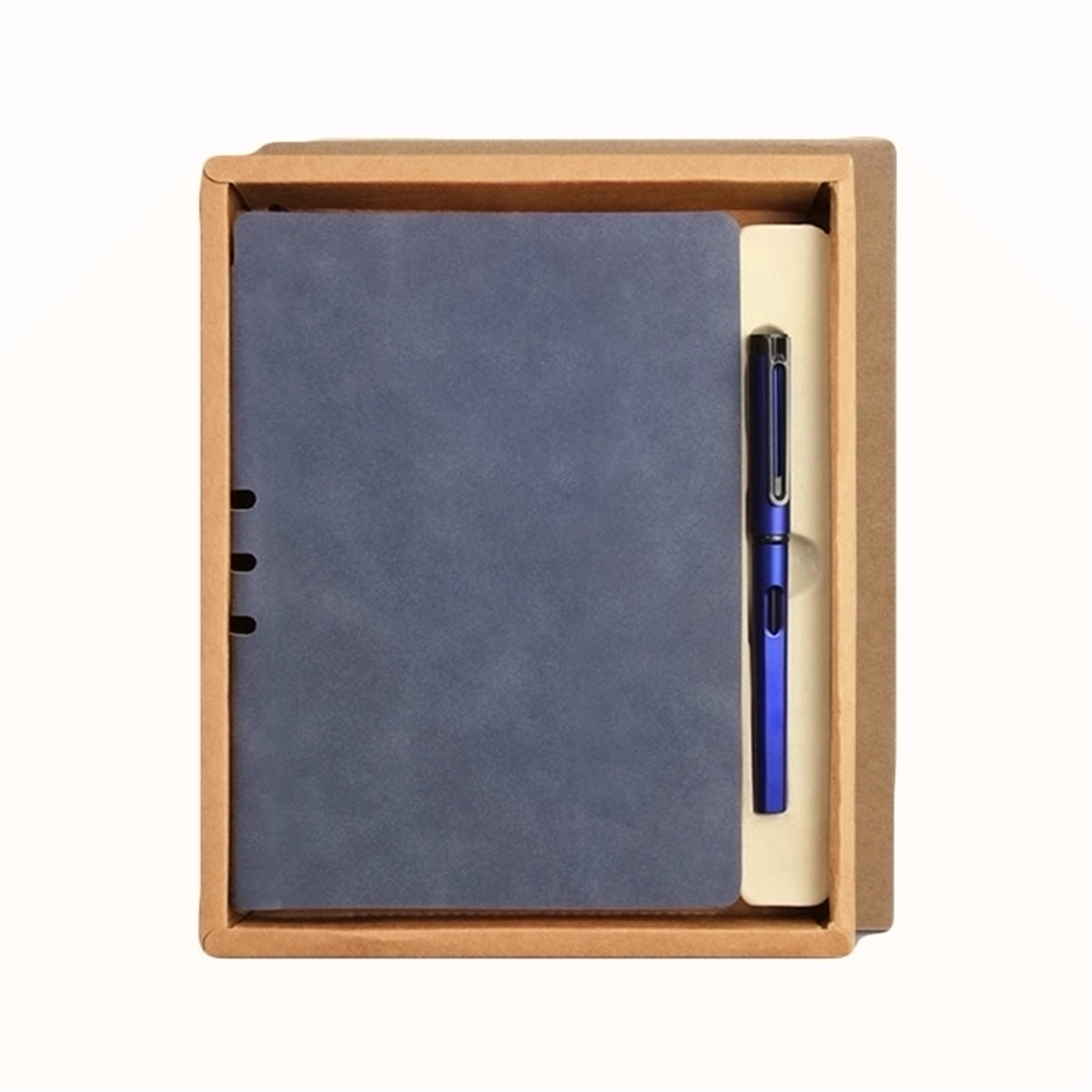 Leather Cover Notebook And Pen Gift Set 3