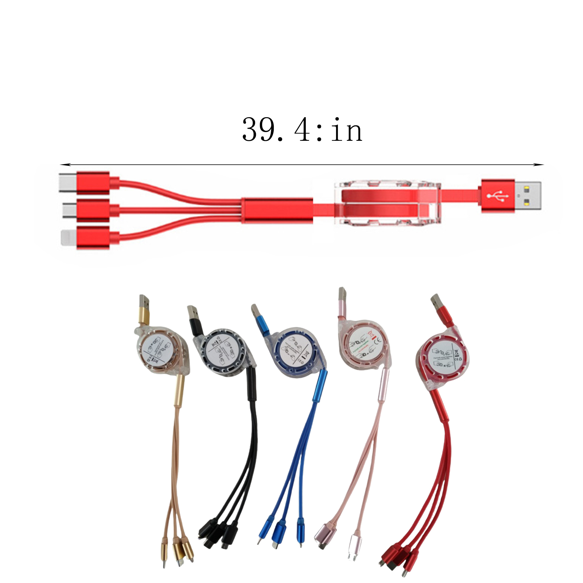 3-in-1 Universal Mobile Charging Cable 3