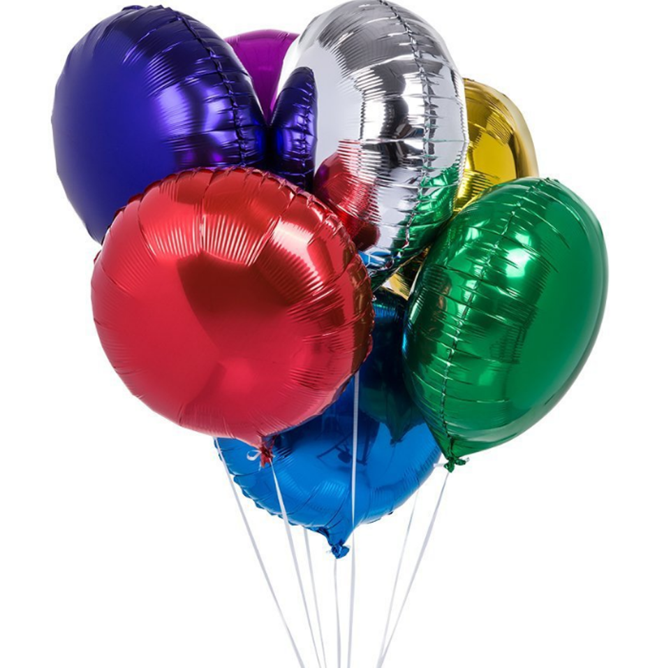 18 inch round aluminum film balloon