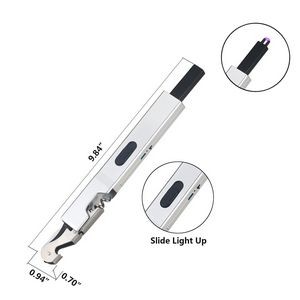 Electric Cigarette Lighter Key Chain X Lightning Design With LED Light 9