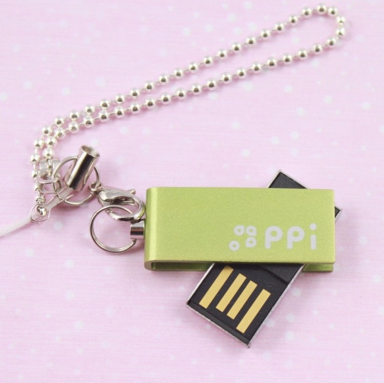 OEM Metal Zinc Alloy Swivel Mini 2GB USB Flash Drive 1