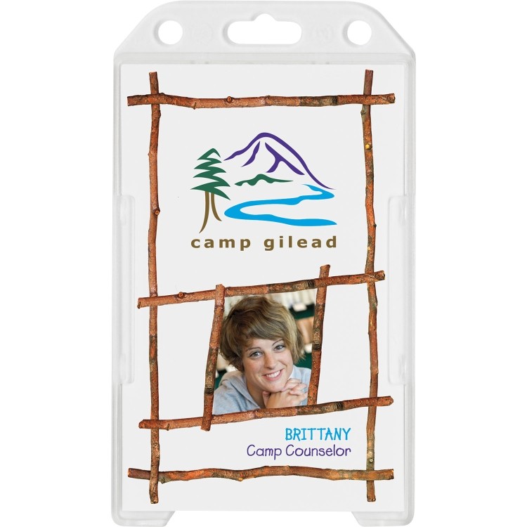 Plastic Single Card ID Holder 2