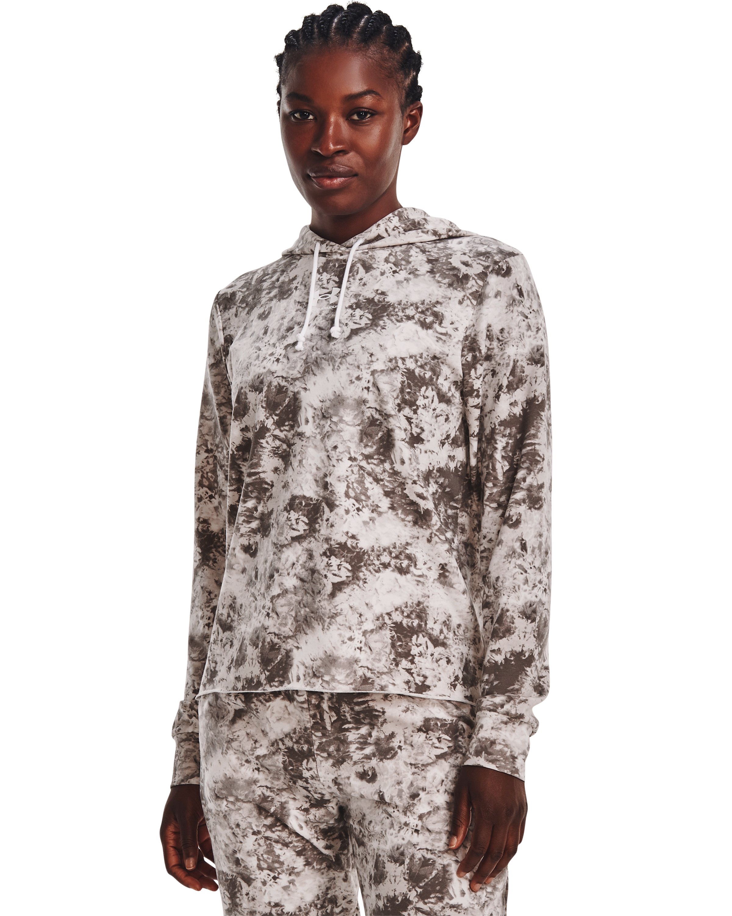 UA Rival Terry Printed Women's Hoodie 3