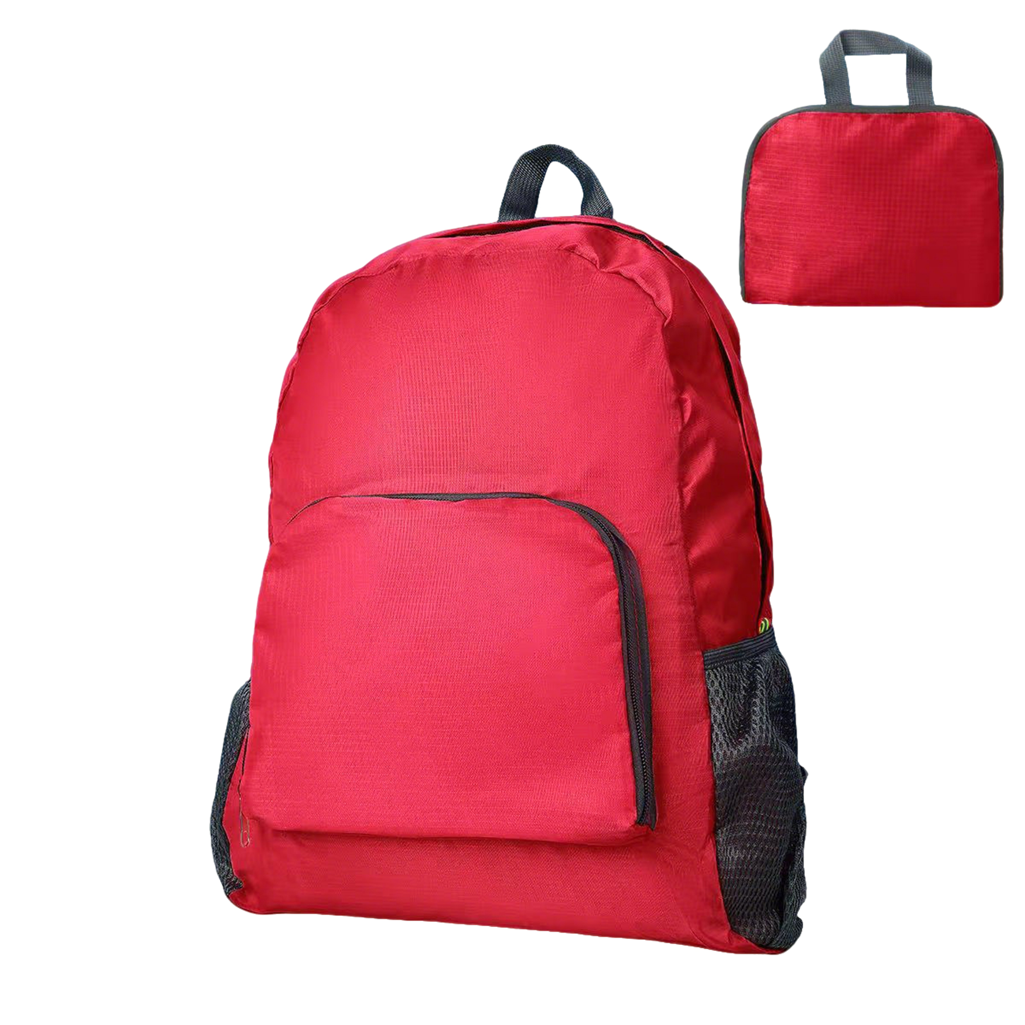 210D Ripstop Foldable Travel Backpack 12" Length x 6.5" Width x 16.5" Height 12
