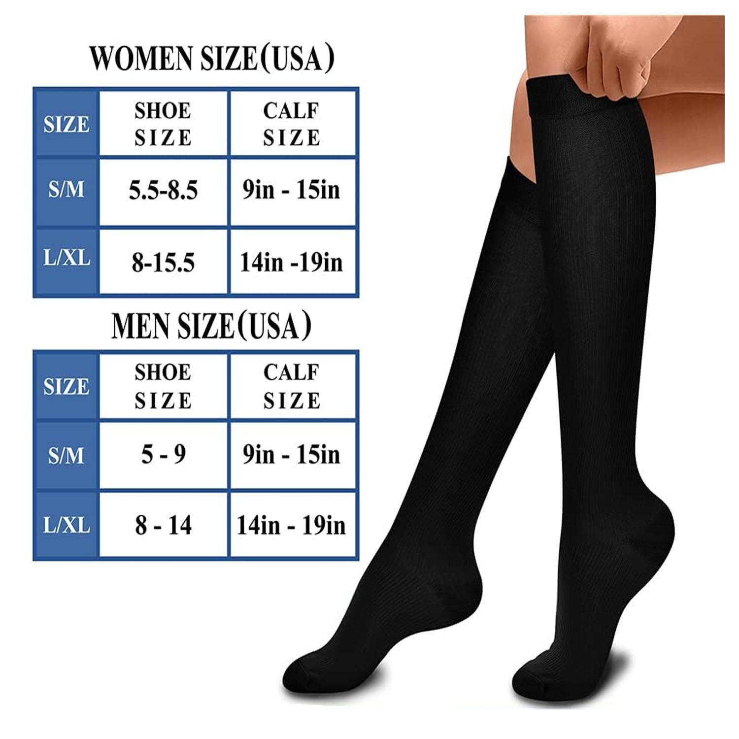 Long Compression Stockings 3