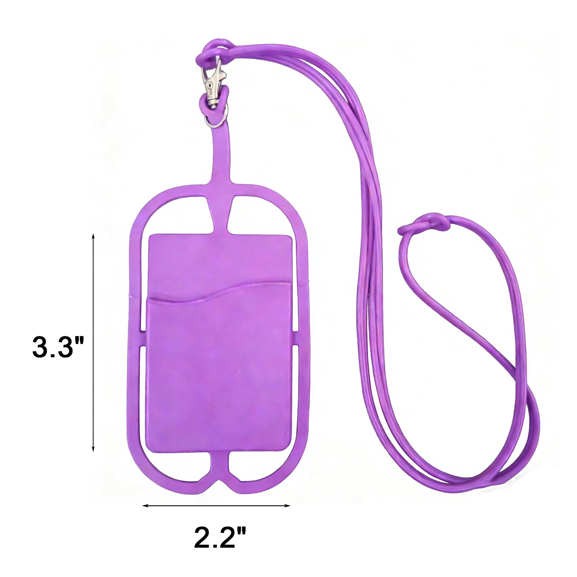 Silicone Wallet with Strap for Phones 4