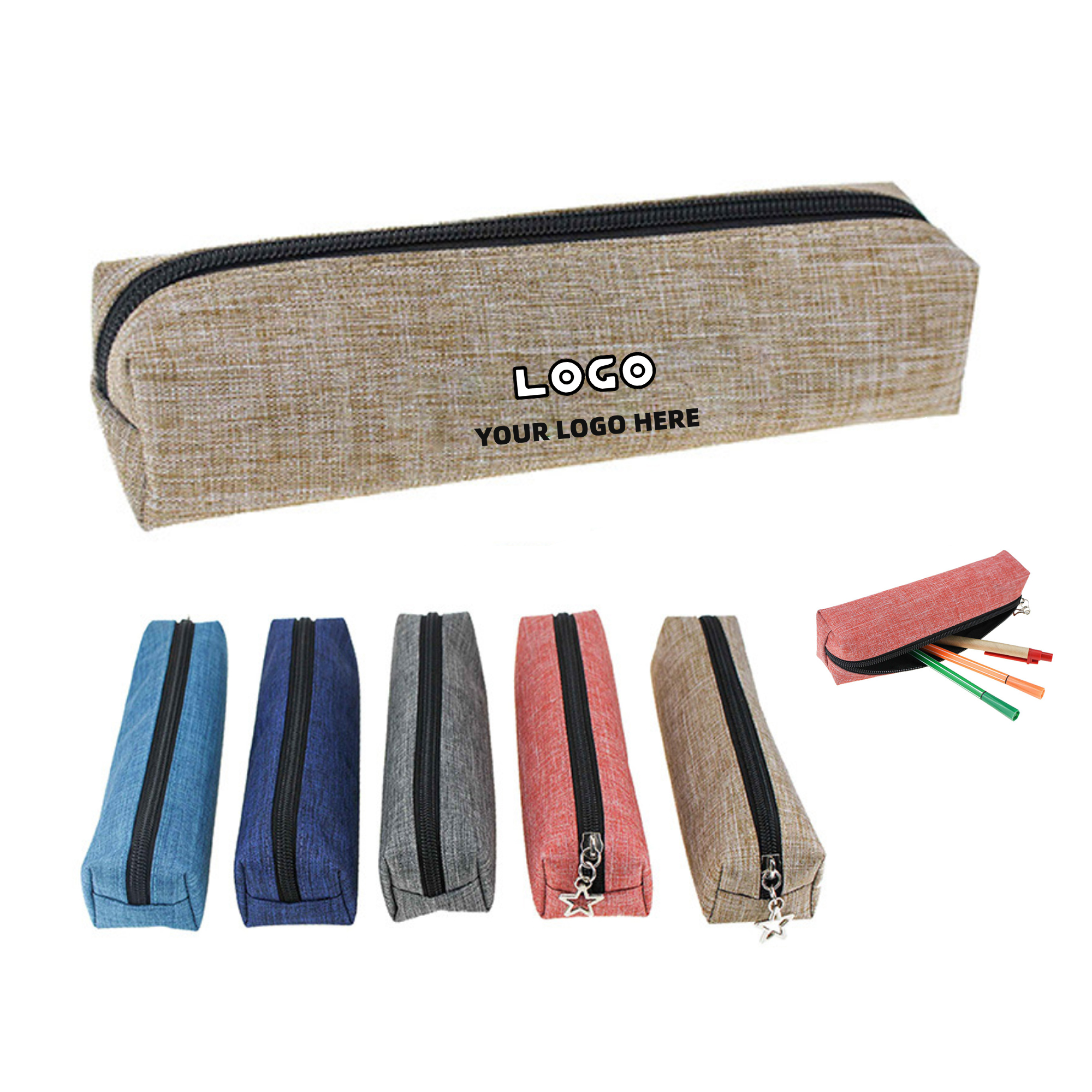 Custom Branded Fabric Pencil Case 2