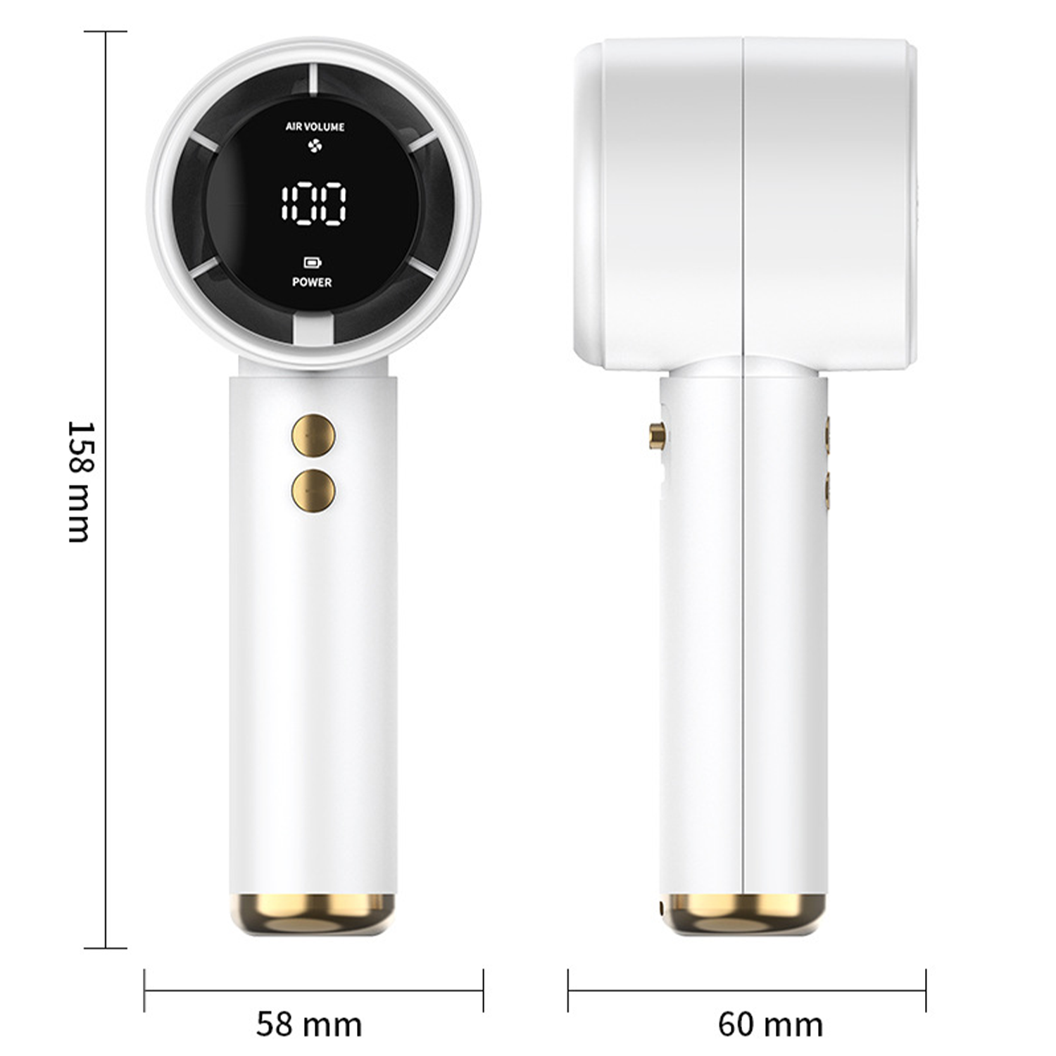 Portable Turbo Jet Fan w/ Display 3