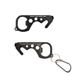 Premium Cylinder Aluminum Whistle Keychain 4