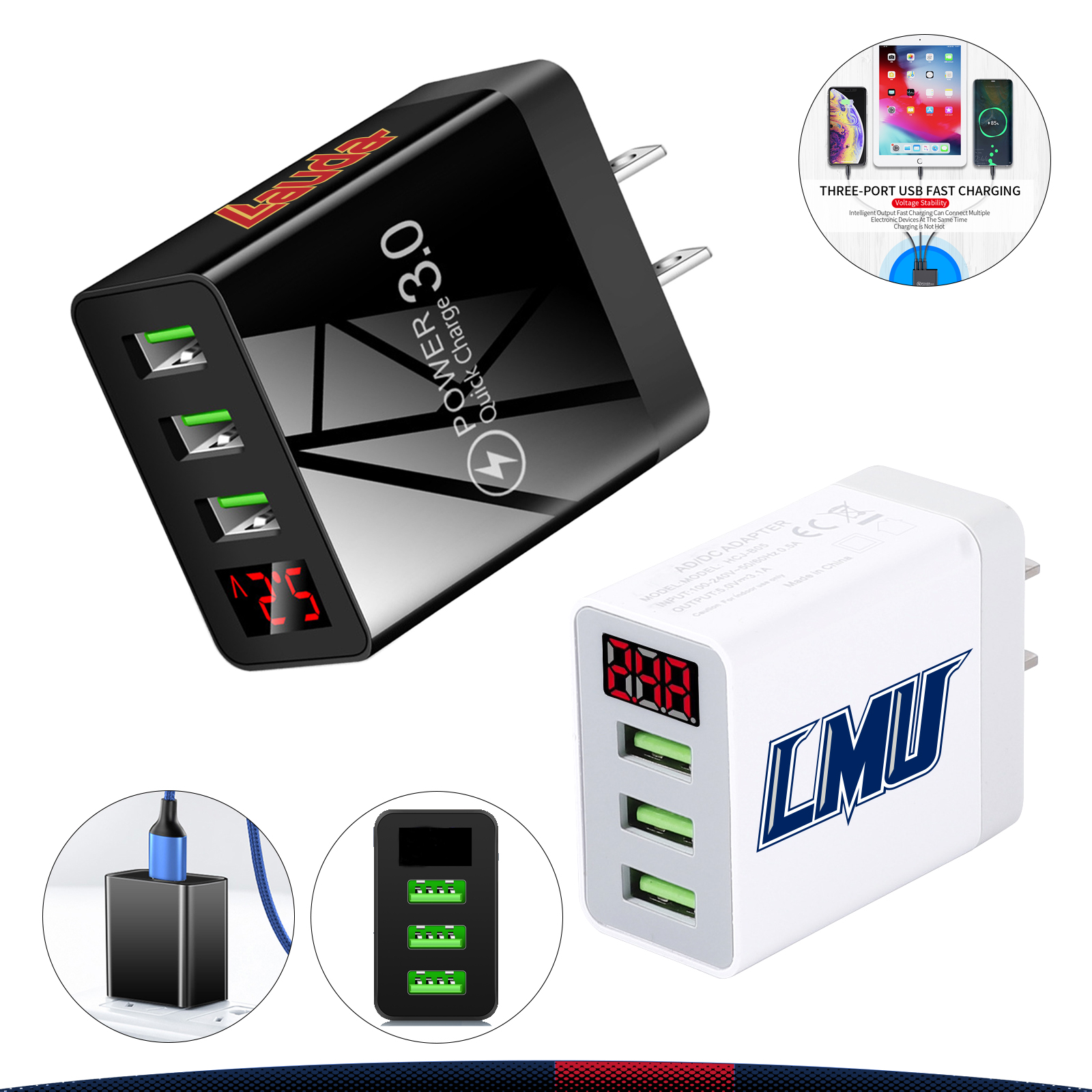 Raya USB Wall Charger 3