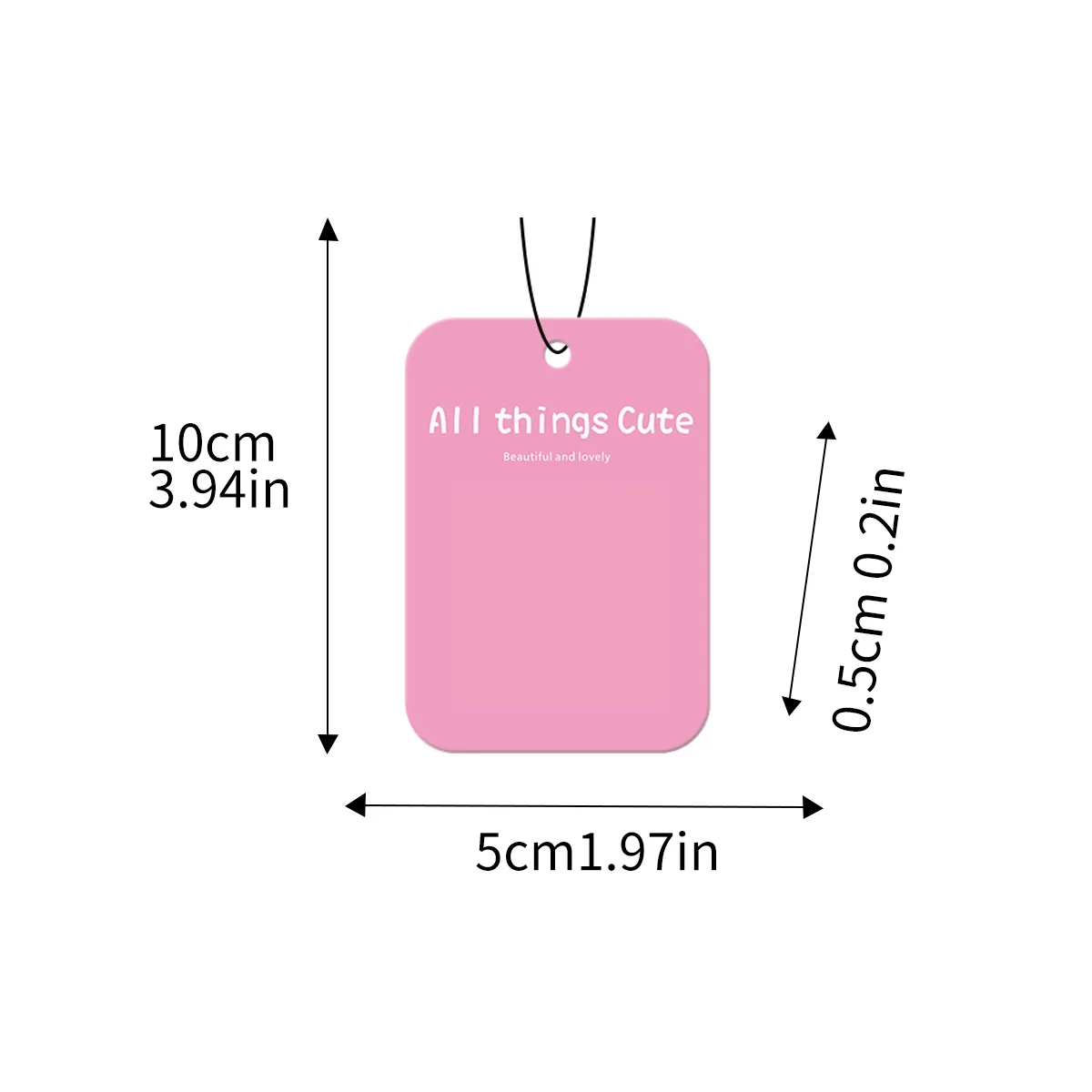 Custom Shaped Hanging Scented Air Freshener 5