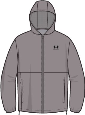 UA Vibe Woven Men's Windbreaker 4