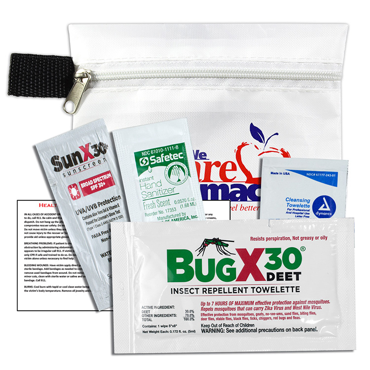 'Stay Safe Kit' 4 Piece Insect Repellent Kit in Zipper Pouch 15