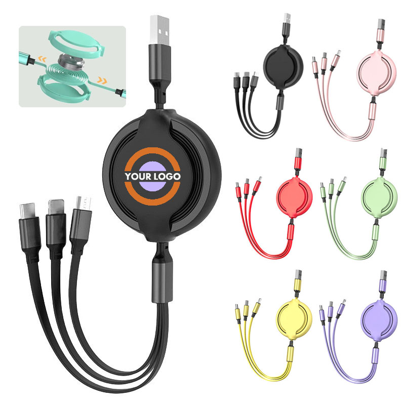Retractable 3-In-1 Charging Cable 2