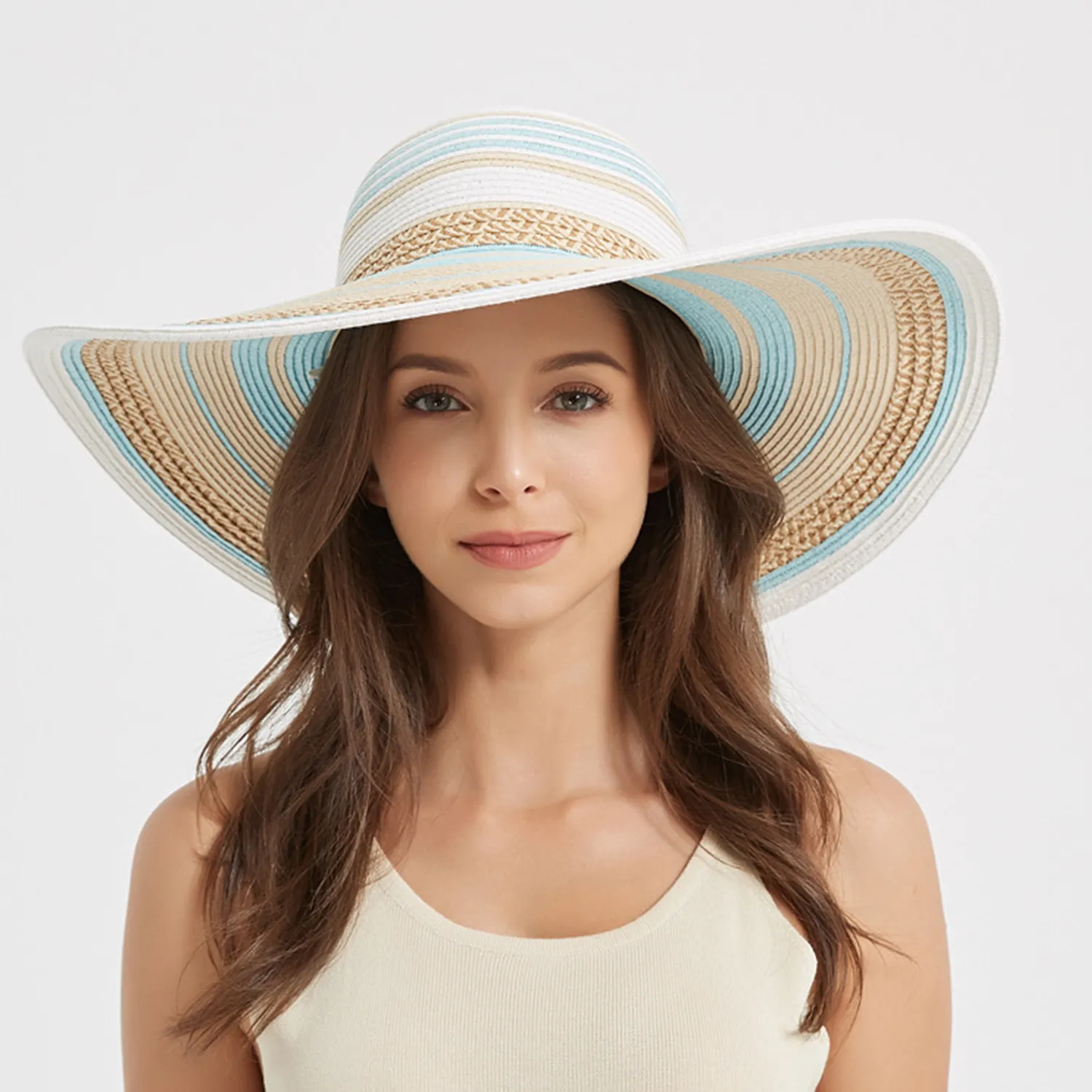 Straw Beach Sun Hat 1