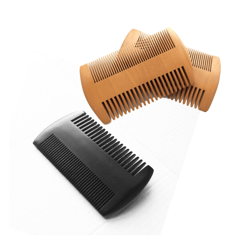 custom logo wood brush comb 5