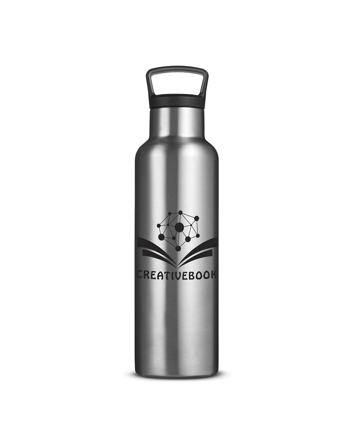 21 oz Double-Wall Vacuum Bottle With Loop Top, custom water bottle with logo imprint 3