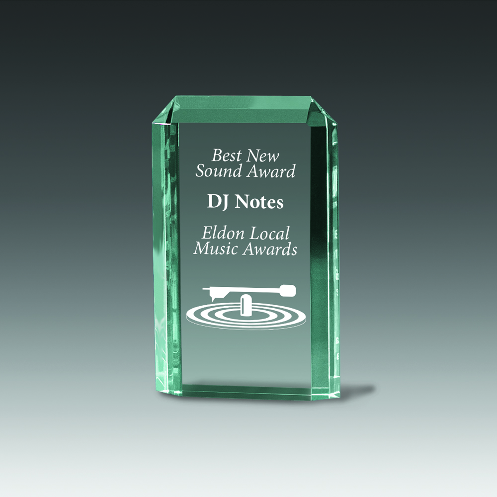 Lexus Rippled Bottom Reflective Award (4"x7"x1") 2