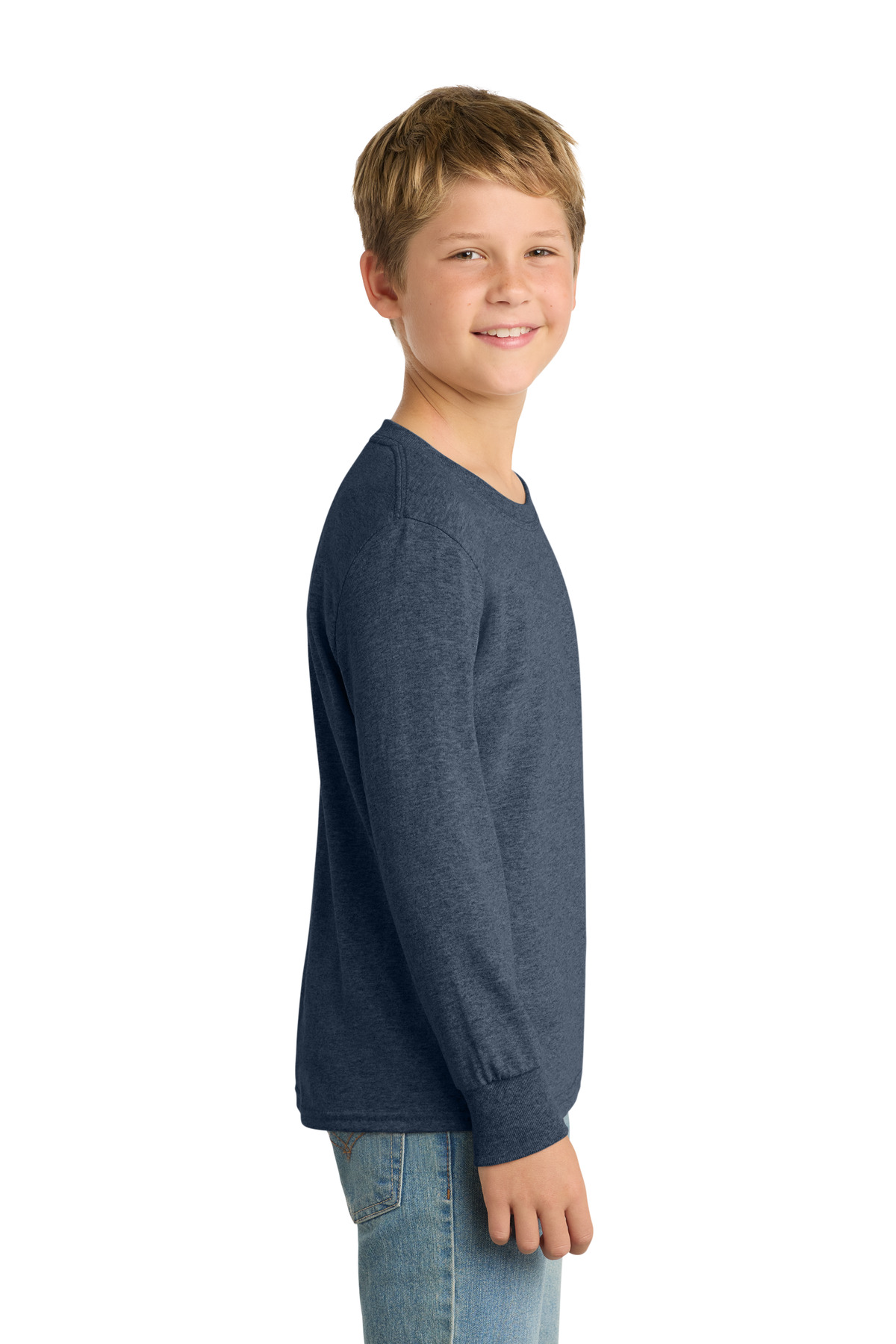 Port & Co Youth Long Sleeve Core Cotton Tee. PC54YLS 69