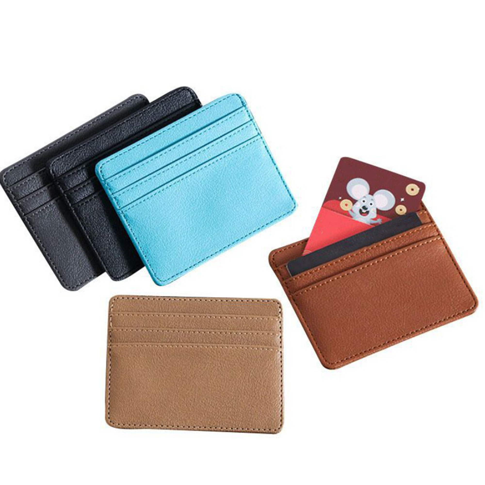 Classy Slim Mini PU Leather Card Holder 1