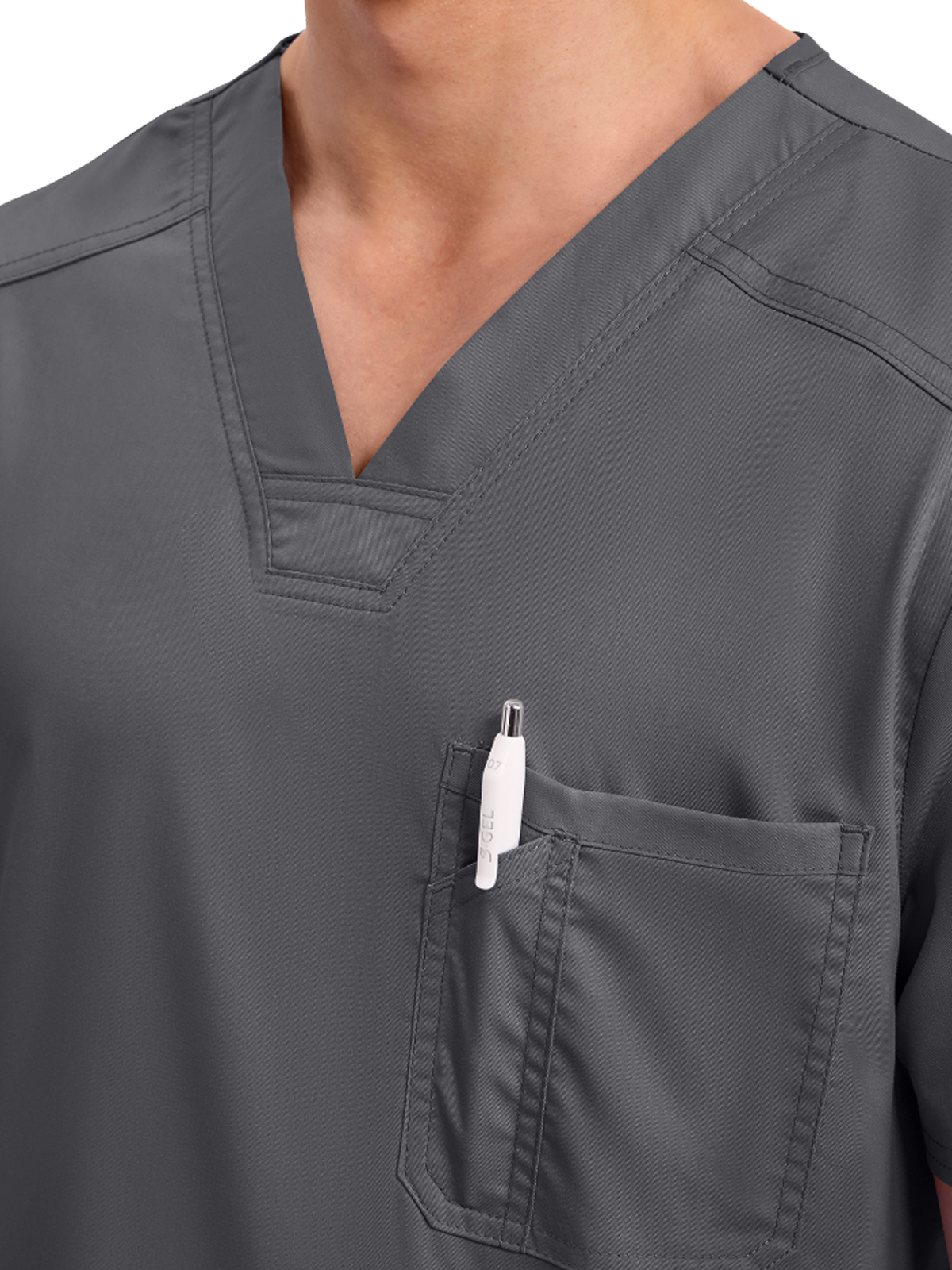 Cherokee - Workwear Revolution - Men's 1-Pocket Tuckable V-Neck Top 24