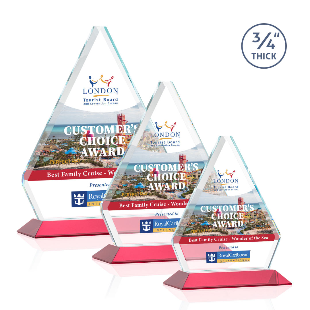 Fyreside VividPrint™ Award - Red