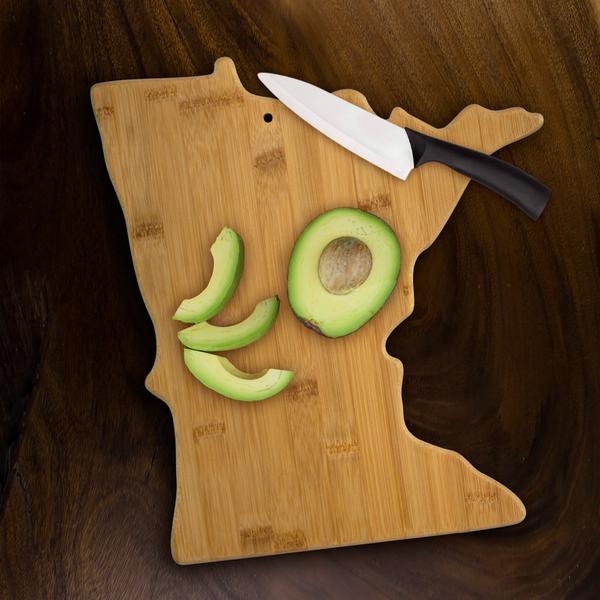 U.S. State Shaped Bamboo Cutting and Serving Boards 6