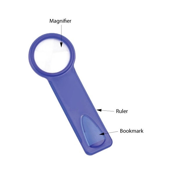 Bookmark With Magnifier & Ruler 5