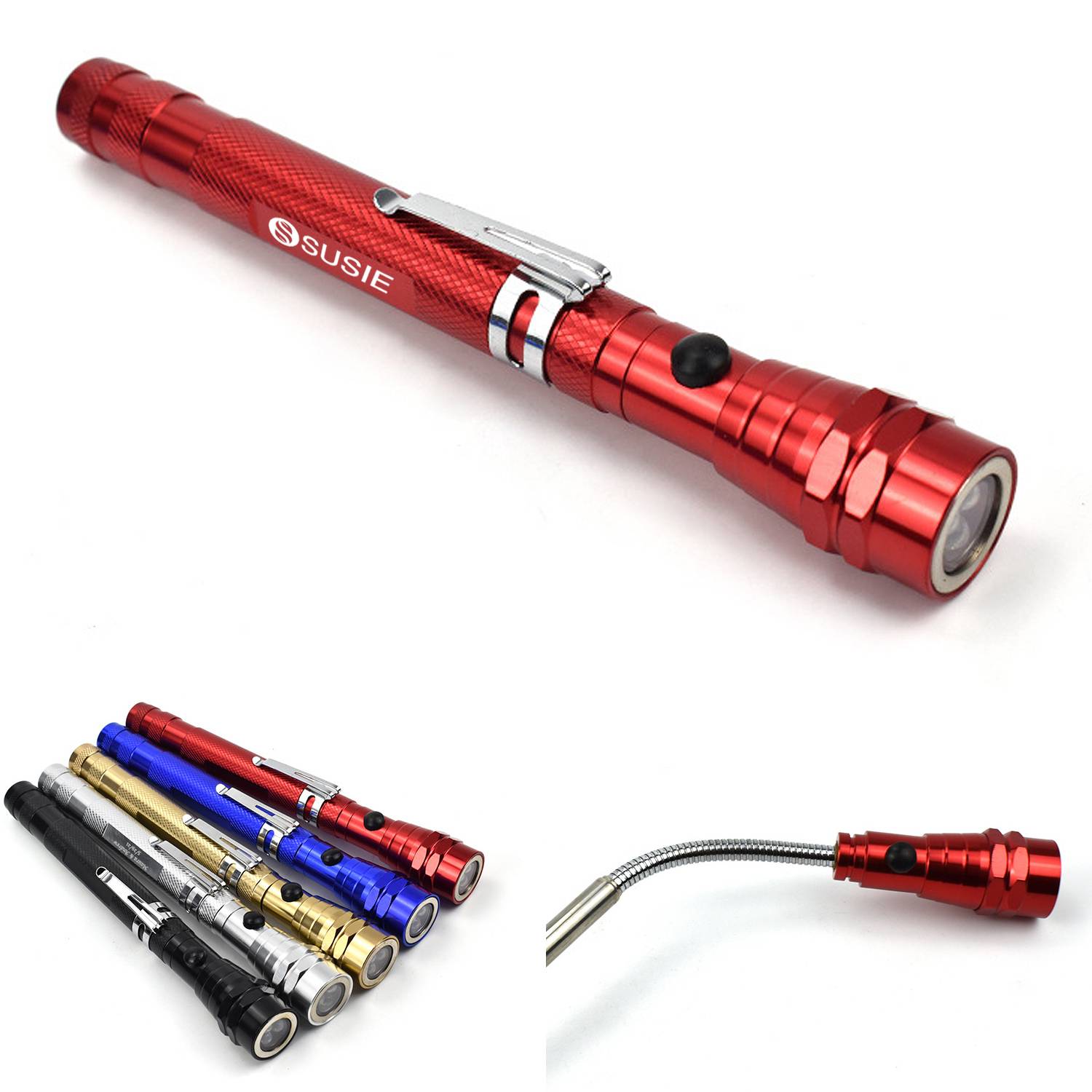 Extensible Led Flashlights and Magnetic Head Pick Up Tool 5