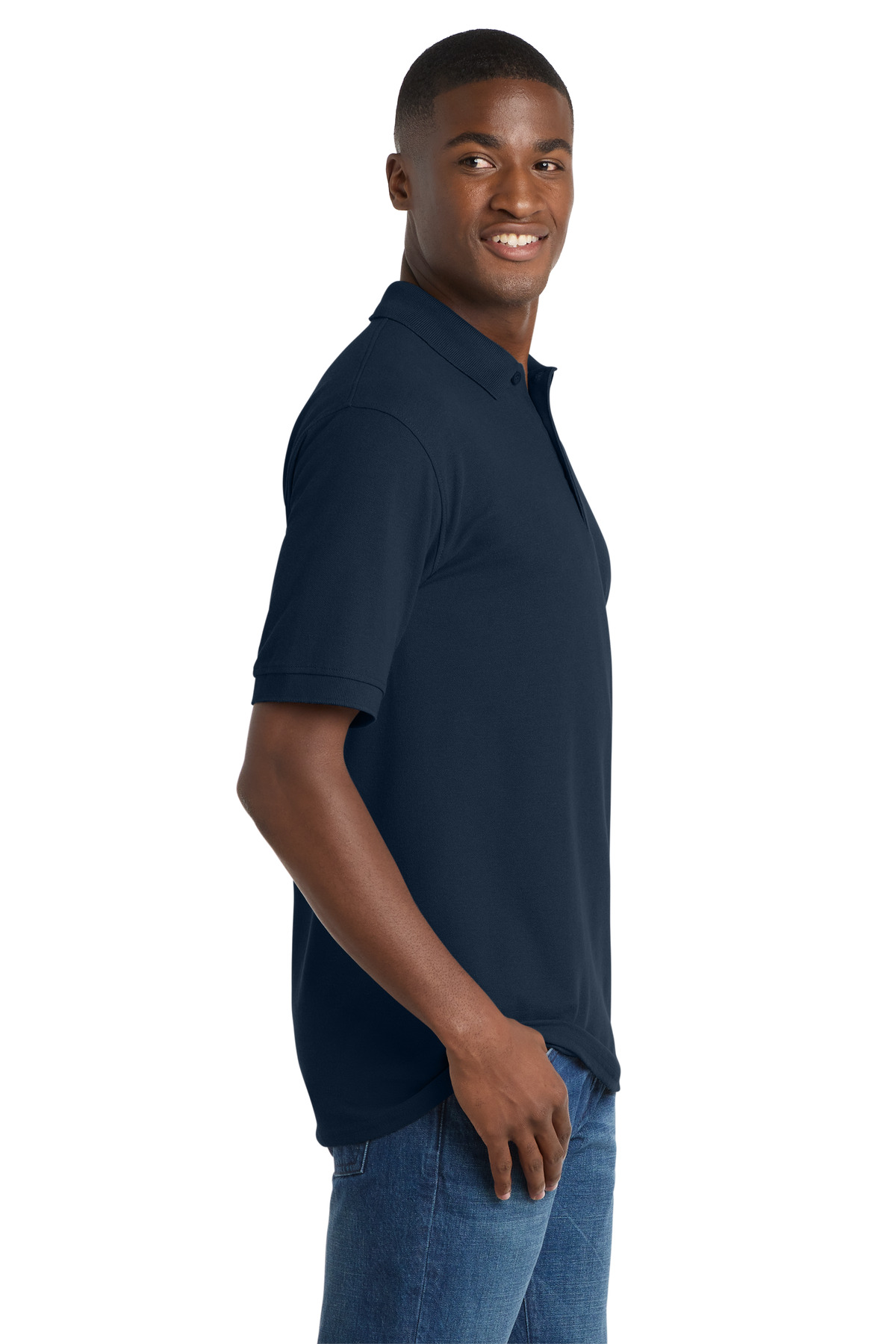Port & Co Core Blend Pique Polo. KP155 101