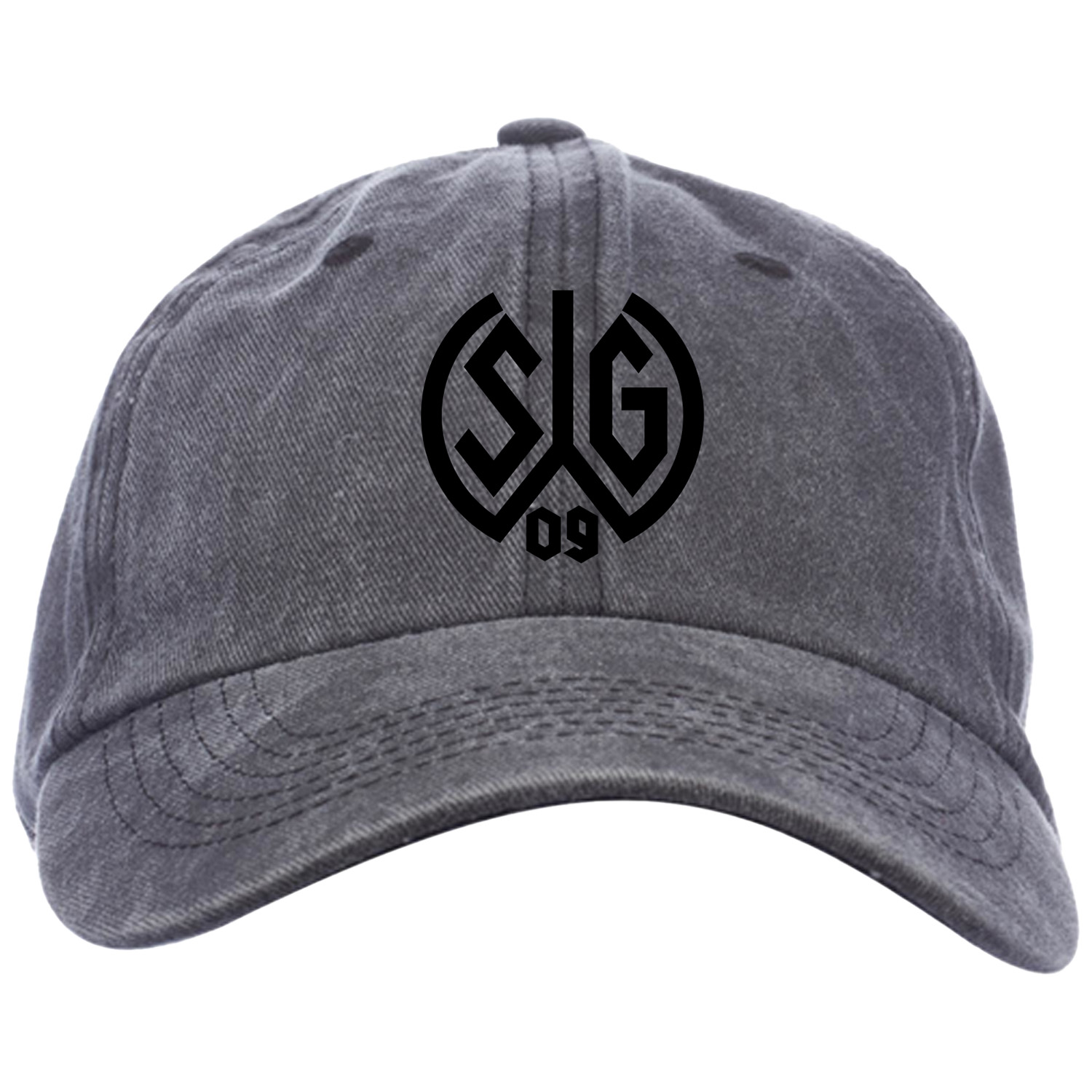 Washed Cotton Unconstructed Cap w/ Custom Logo 6 Panel Caps 3